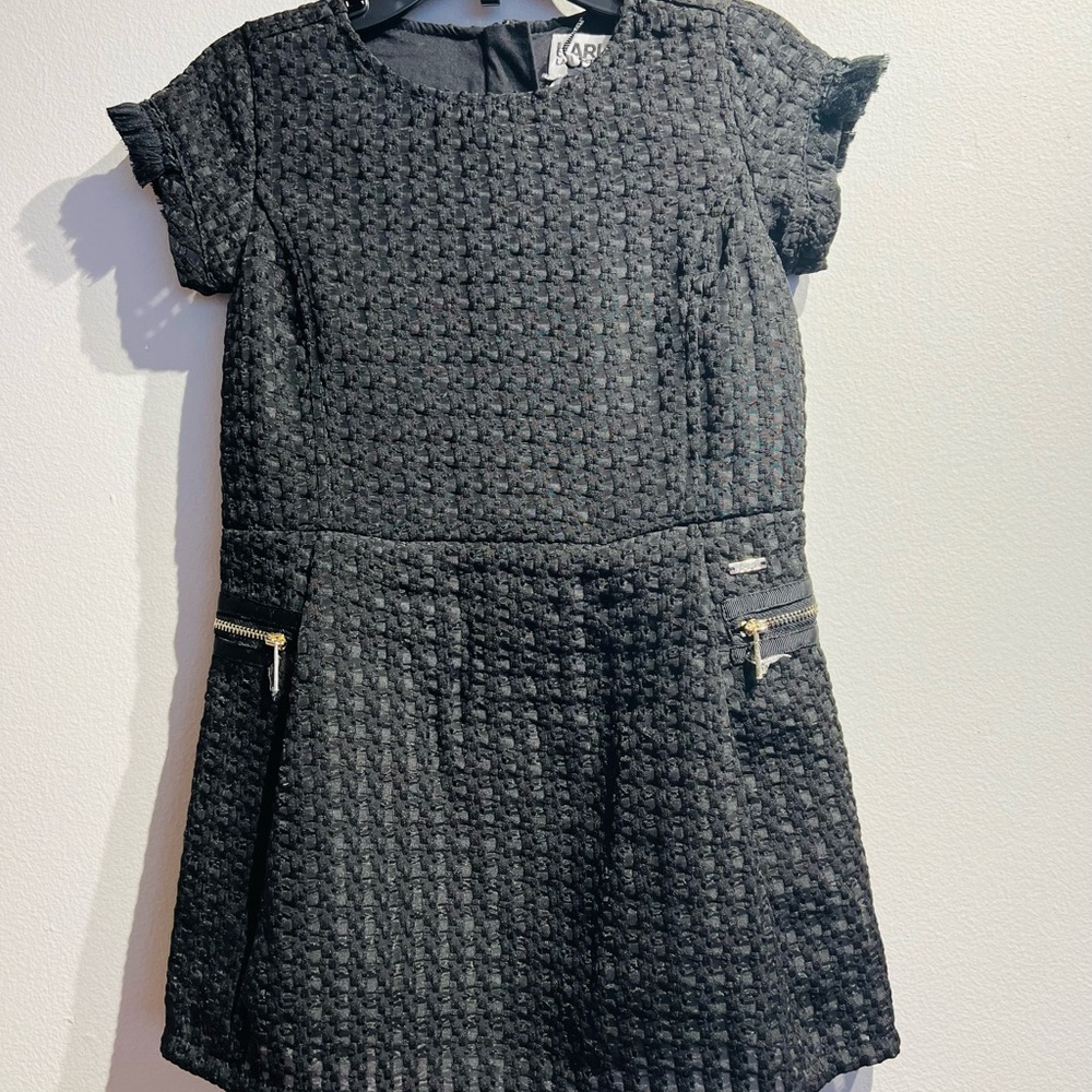 KARL LAGERFELD***Stunning Black Dress**Size 4 $189 - Picture 2 of 6